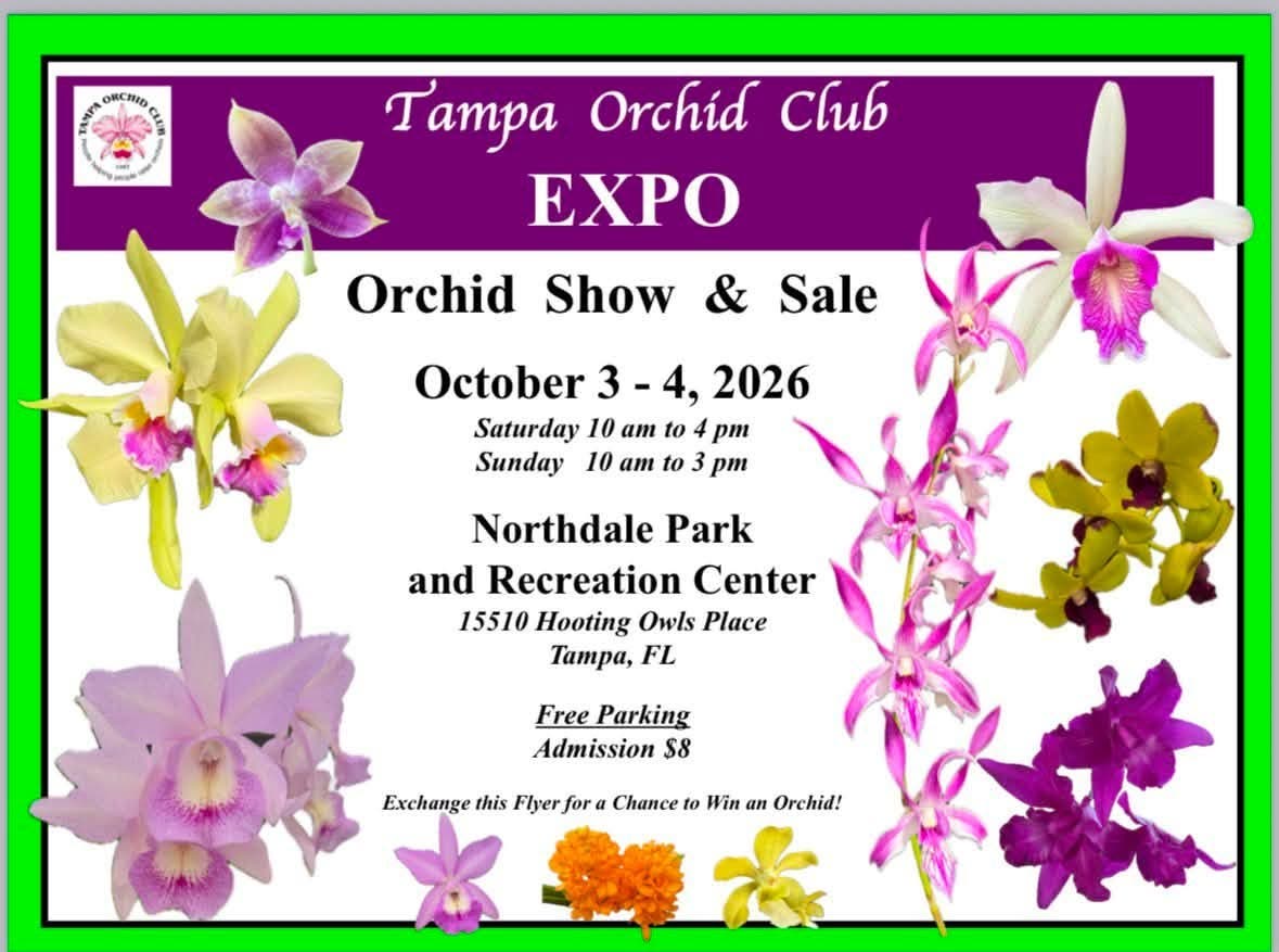 ORCHID EXPO -Tampa Orchid Club