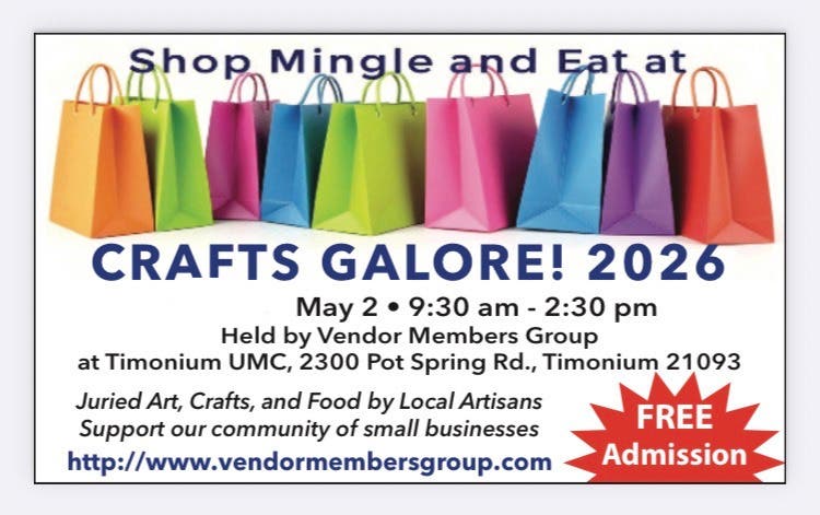 This SATURDAY: 2026 Markets of CRAFTS GALORE!