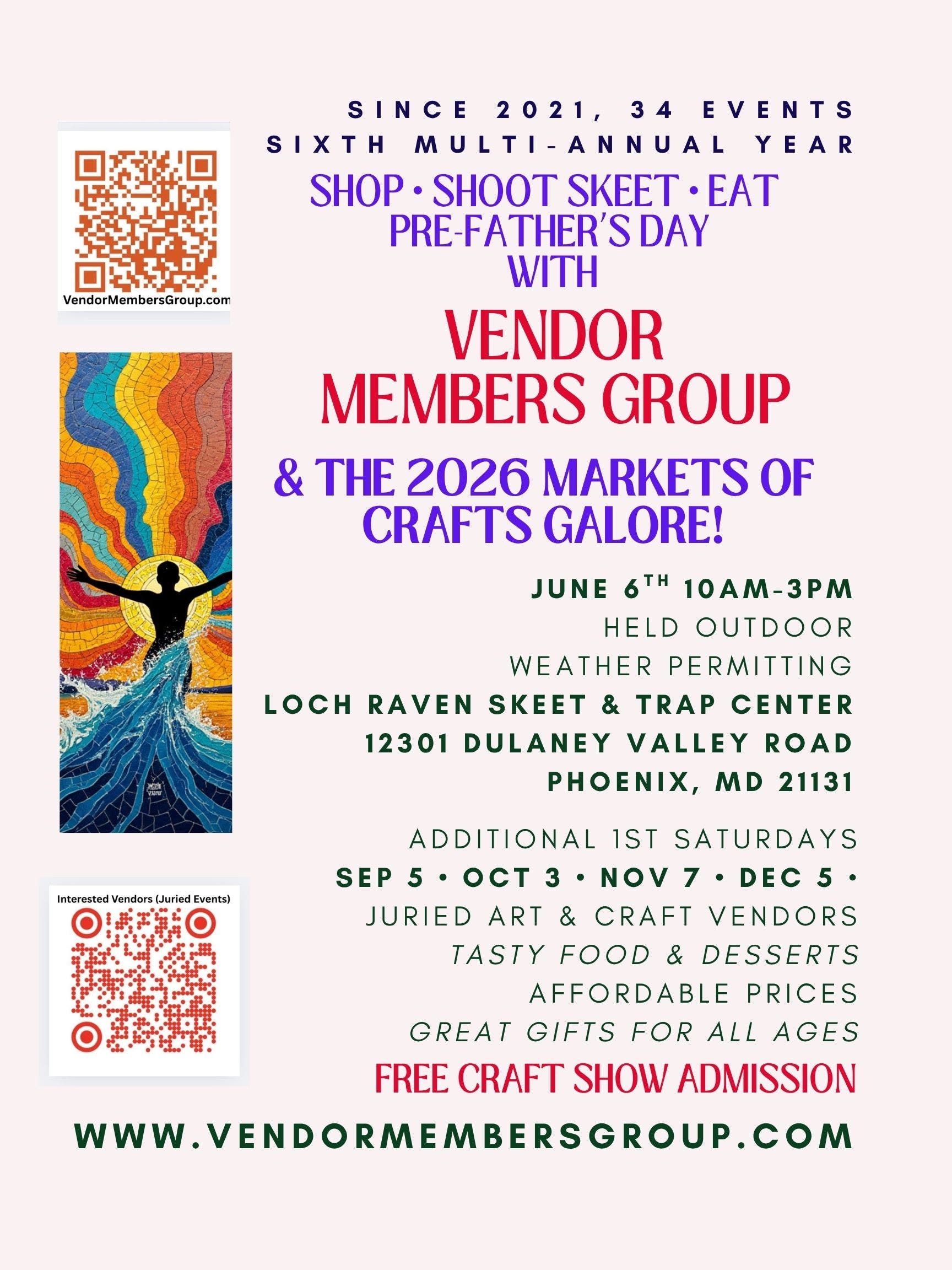 June 6th Market of CRAFTS GALORE!