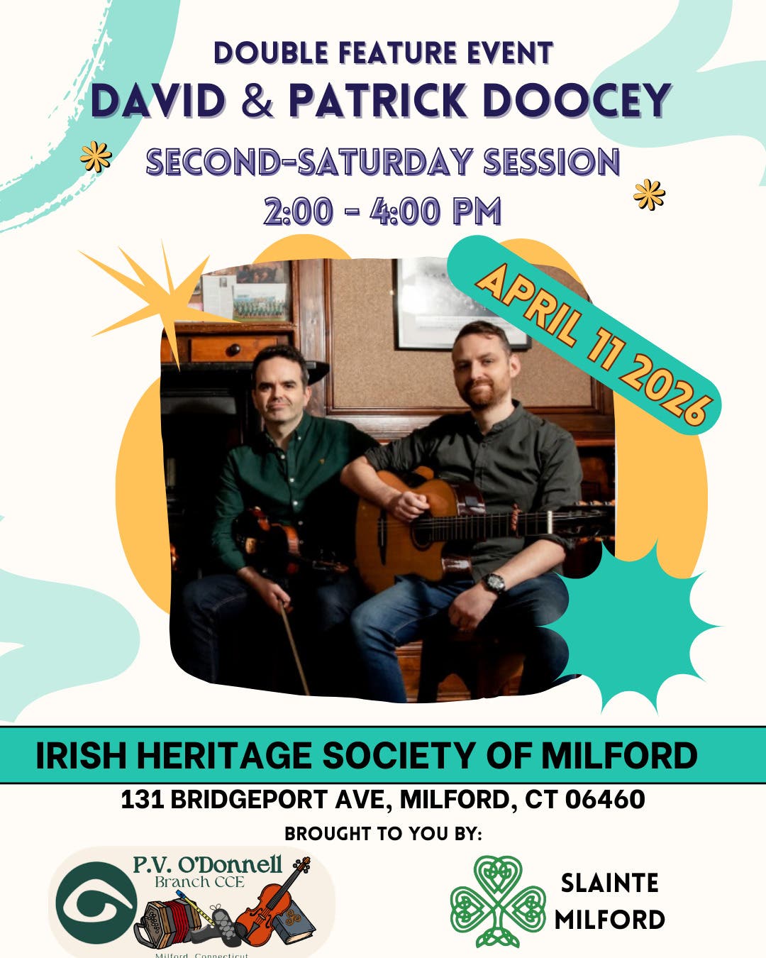 P.V. O'Donnell Branch CCE Session with David & Patrick Doocey