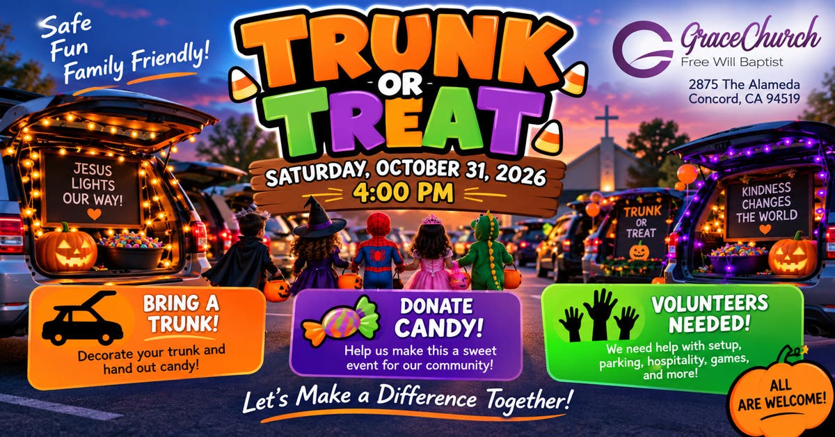 Free Trunk or Treat Event in Concord Offers Safe Halloween Fun for Families