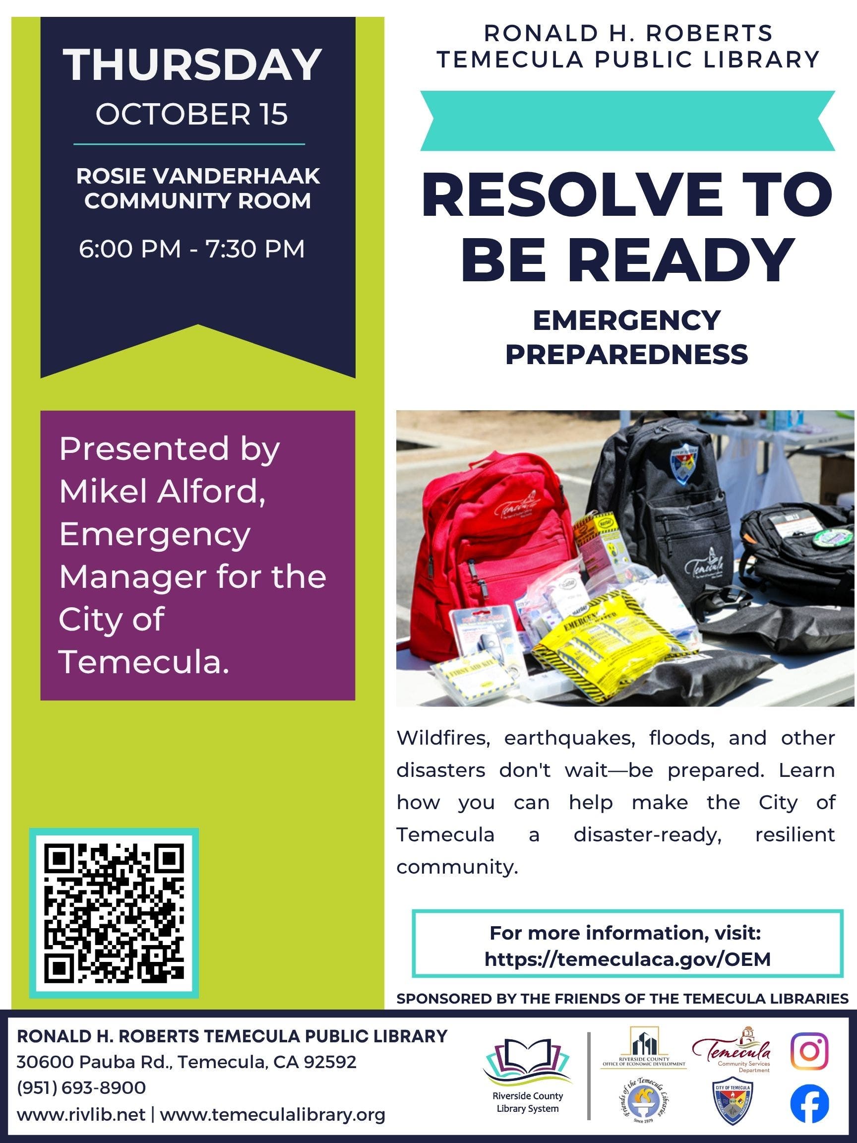 Resolve to Be Ready Emergency Preparedness