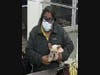 The woman dropped off the dog at Animal Emergency Service, police said.