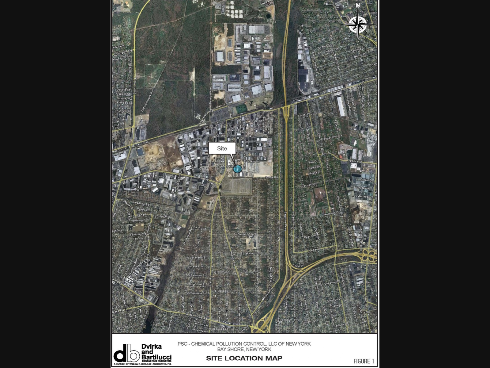 The Chemical Pollution Control site is located at  120 South Fourth Street in Bay Shore.