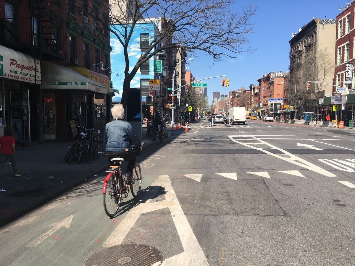The investment has already designated five bike lanes for physical upgrades, Mayor Adams said.