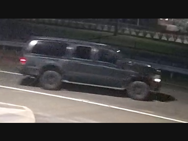 The man fled in a dark-colored SUV, police said.