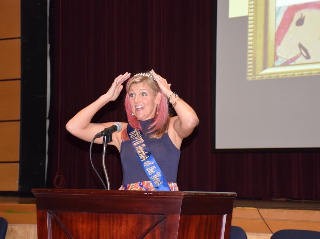 Carly Gayer was named Teacher of The Year for 2021-2022.