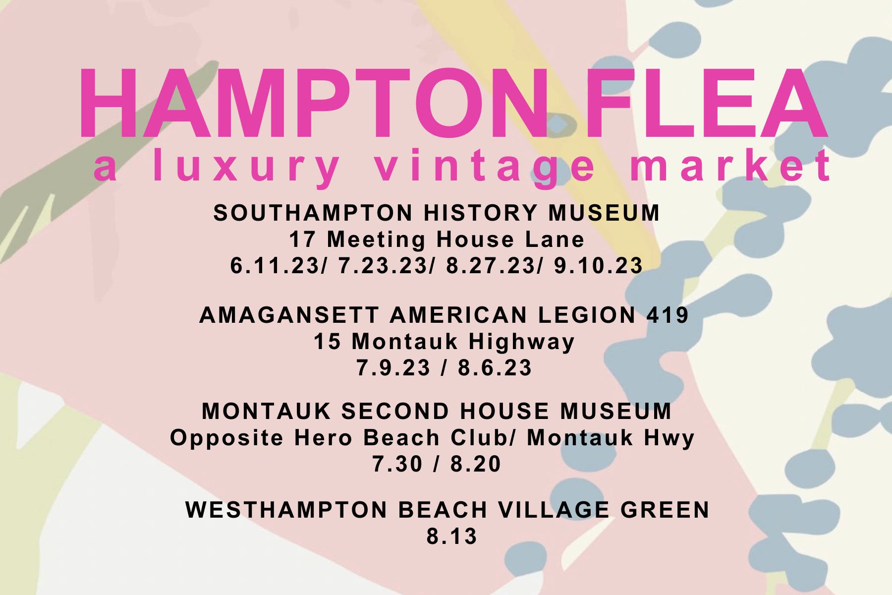 East Hampton Events Calendar for June 10, 2023 - East Hampton, NY Patch