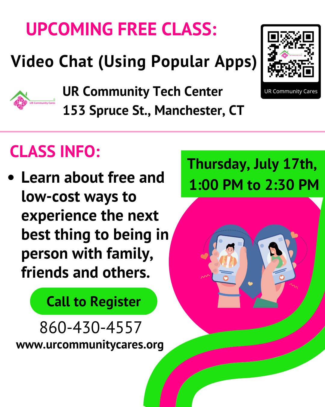Free Class: Video Chat (Using Popular Apps)