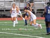 Senior captain Blakely Trapani heads to the goal.