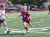 Riley Donohue takes on a defender.