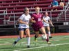 GC's Elle Basile battles Christina Licalzi for the ball.