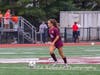 Isabella Vona looks to make the pass.