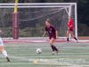 Senior captain Caitlin McNaboe controls the ball in the defensive end.
