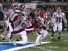 Brendan Staub with the tackle for a loss.