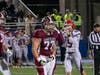 Brendan Staub celebrates a key tackle.