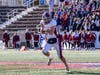 Luke Schmitt runs to daylight for a first down.