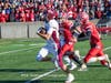 Aidan Considine outruns the Bellport defense after the catch for a 74 yard touchdown.
