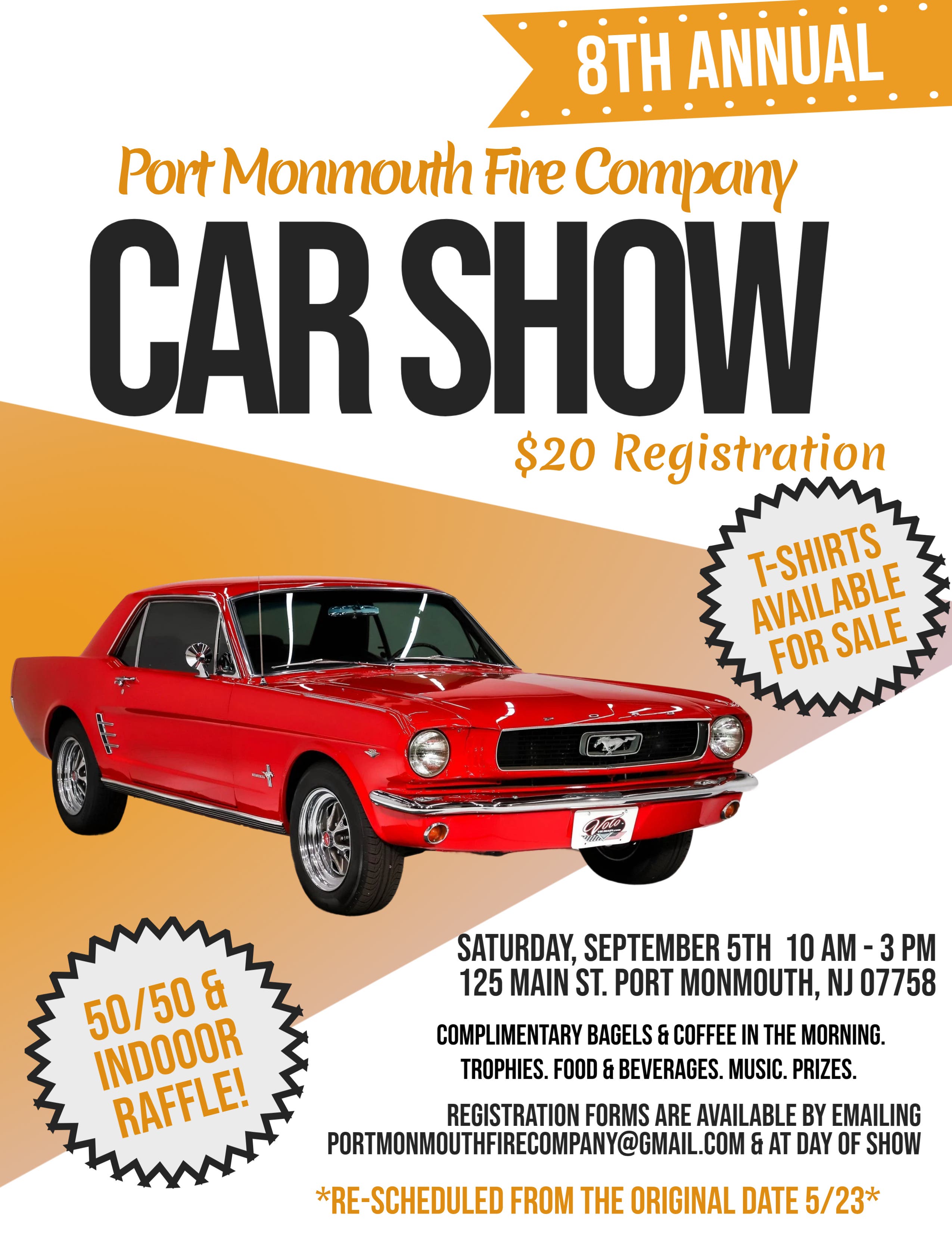 8th Annual Port Monmouth Fire Company Car Show