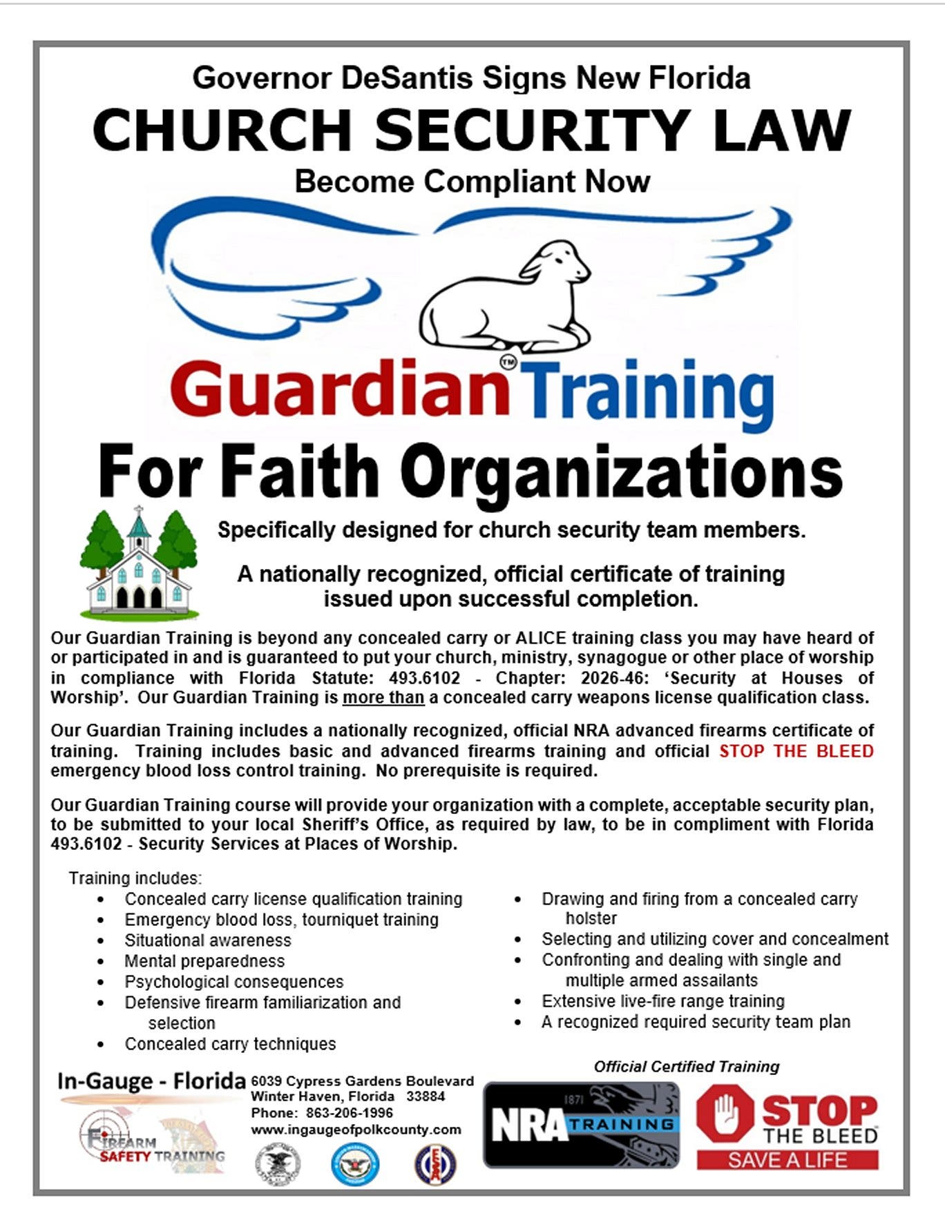 Church Guardian Training Course - Become compliant before July 1st