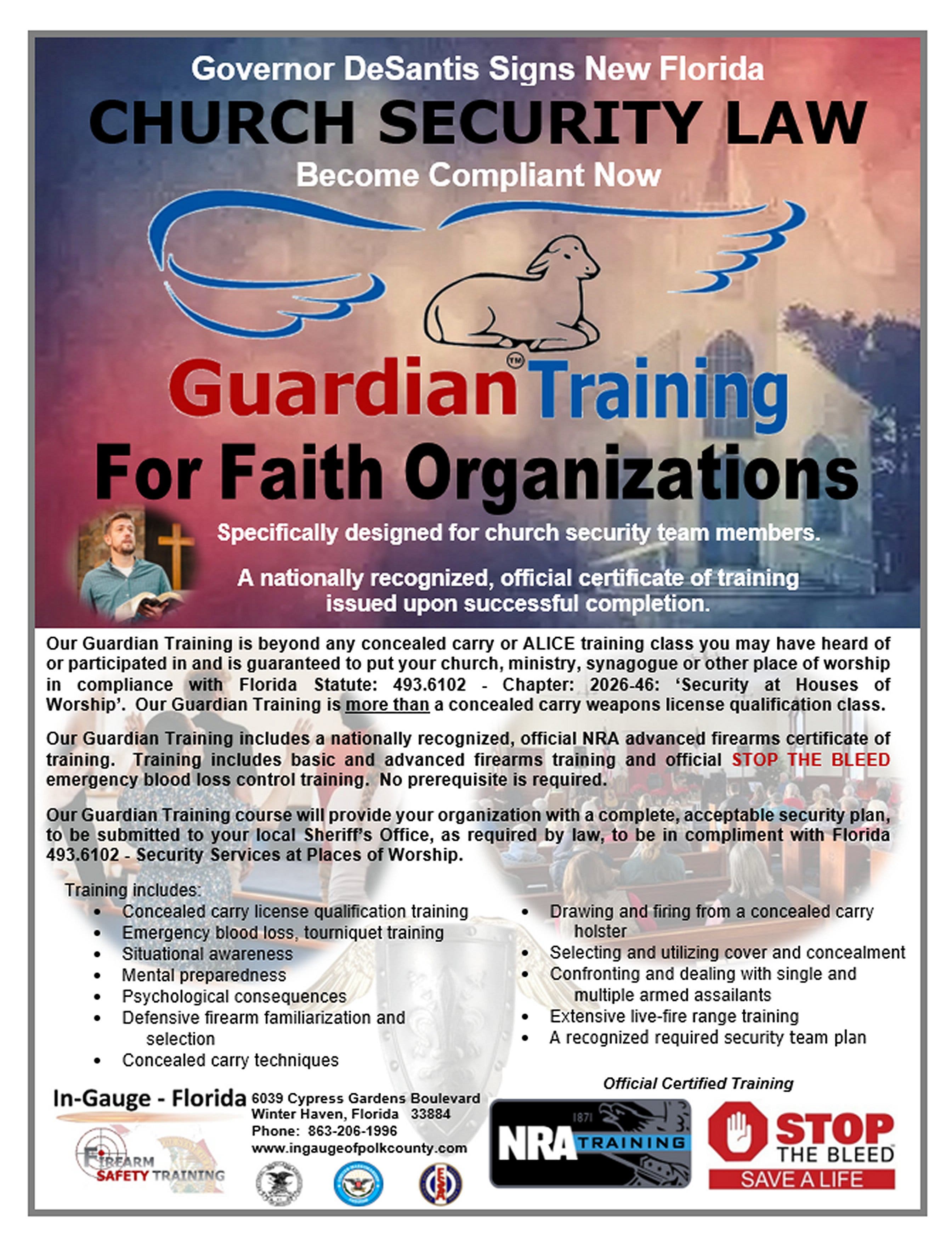 Church Guardian Training Course - Get compliant before July 1st