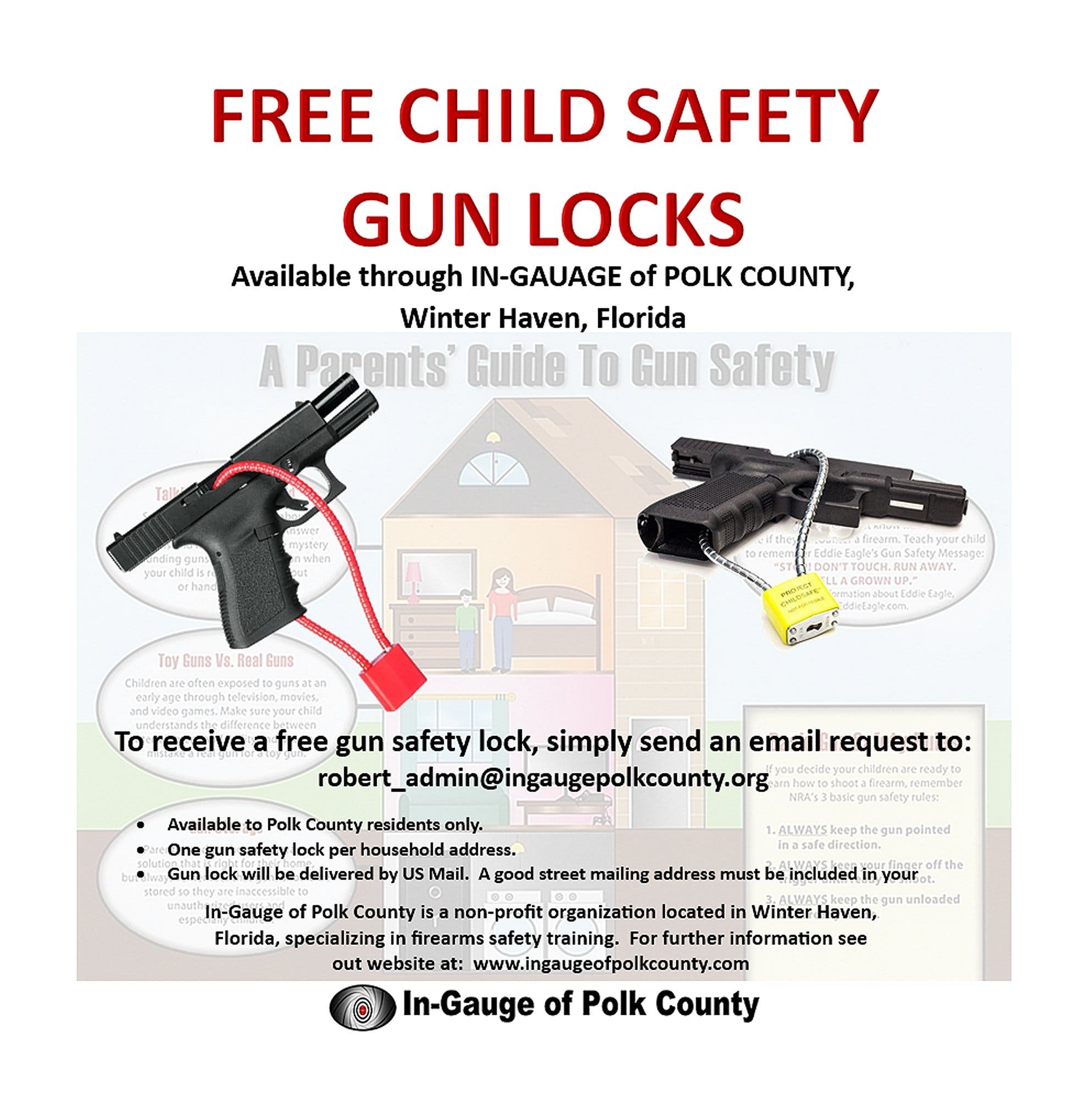 FREE Child Gun Safety Locks