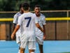 Jared Charles (Jr) celebrates after scoring goal vs. Caldwell