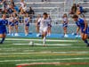 Mason Bashkoff (Jr) splits the defense during West Orange's 5-0 win