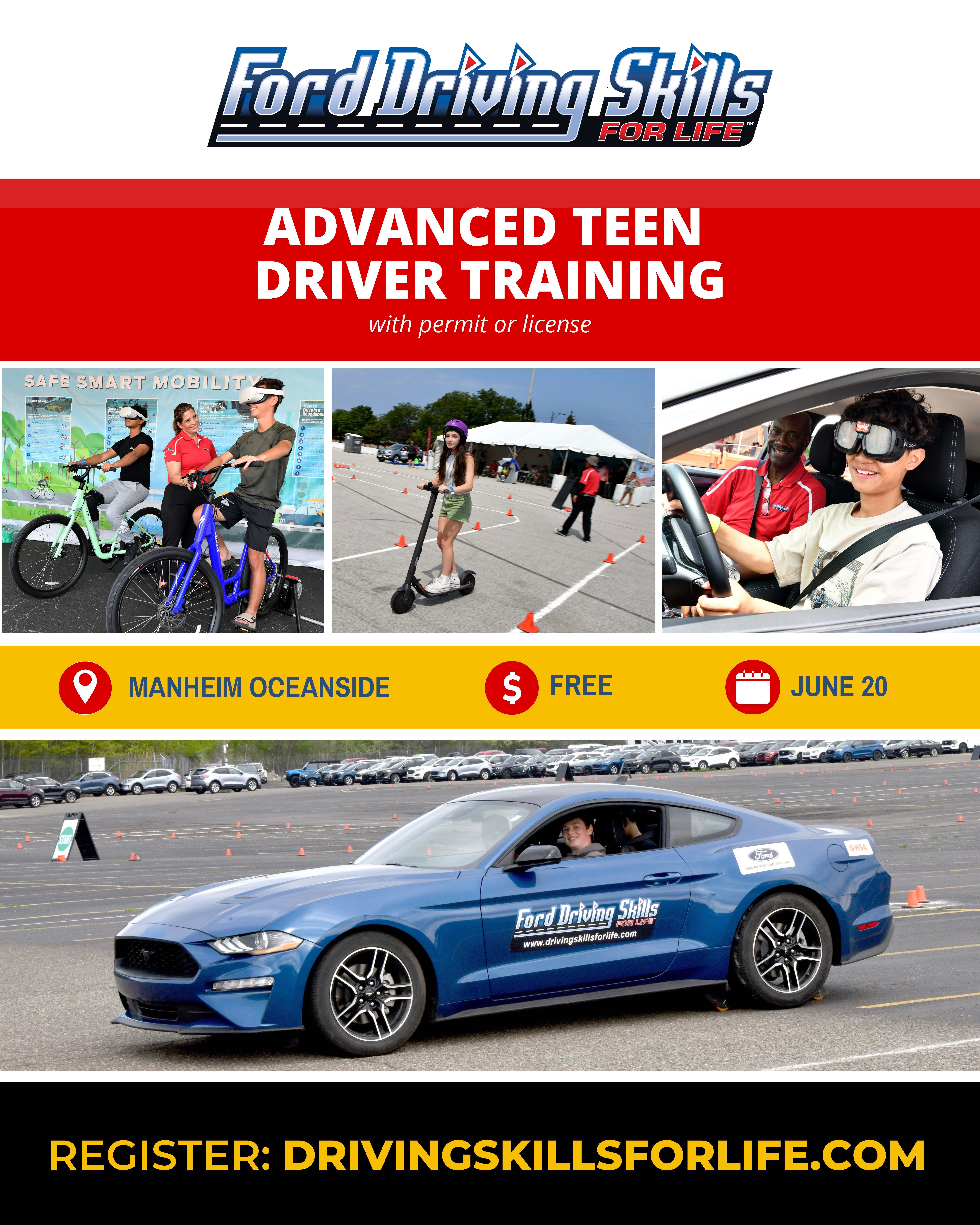 Ford Driving Skills for Life teaches teens critical vehicle handling skills