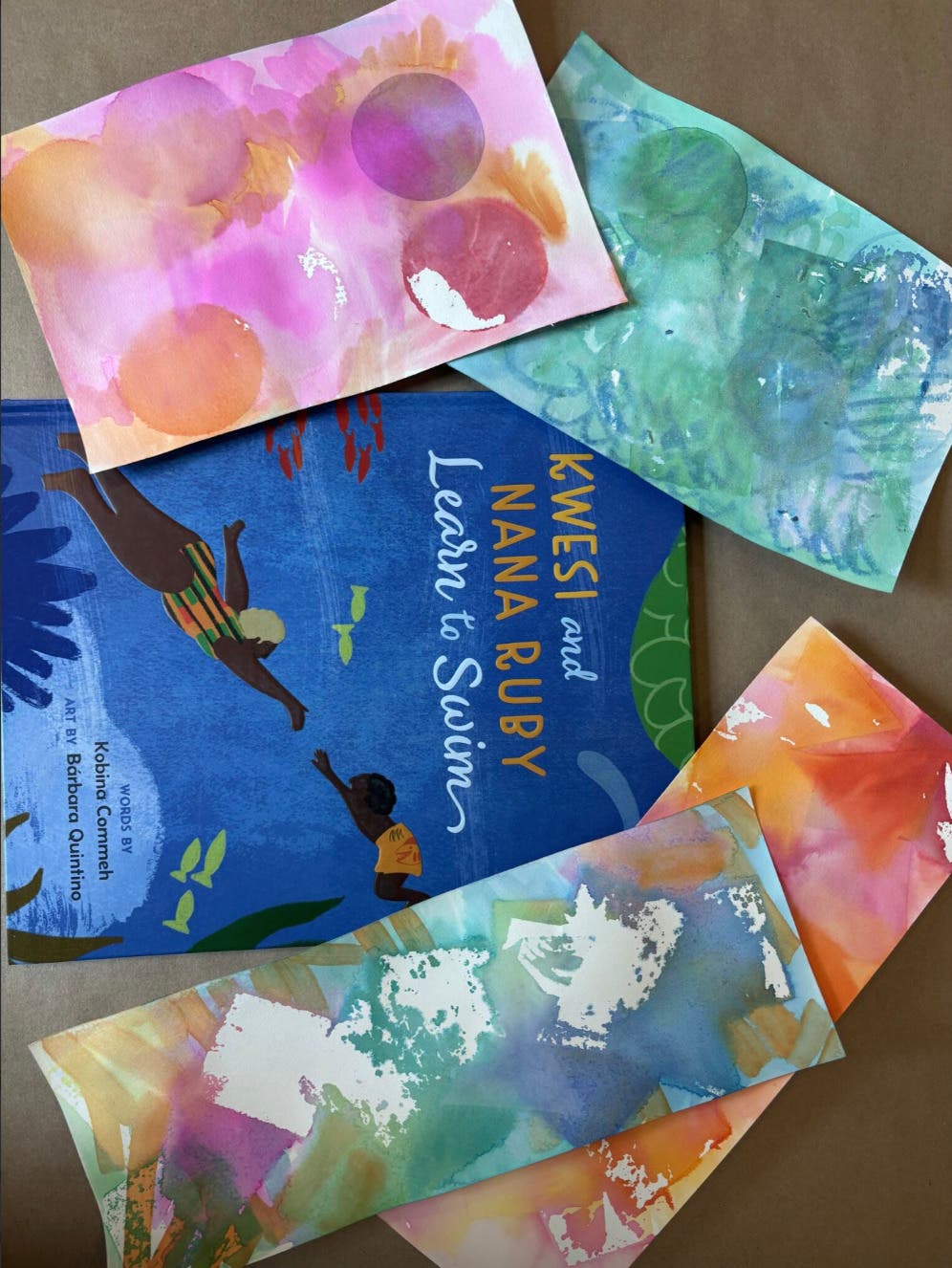 Artful Stories for ages 3-6: Kwesi and Nana Ruby Learn to Swim by Kobina Commeh