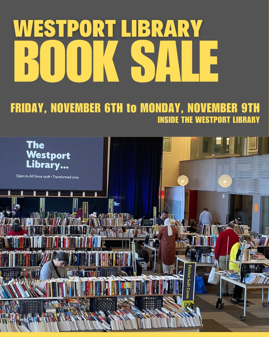 Westport Library Big Fall Book Sale