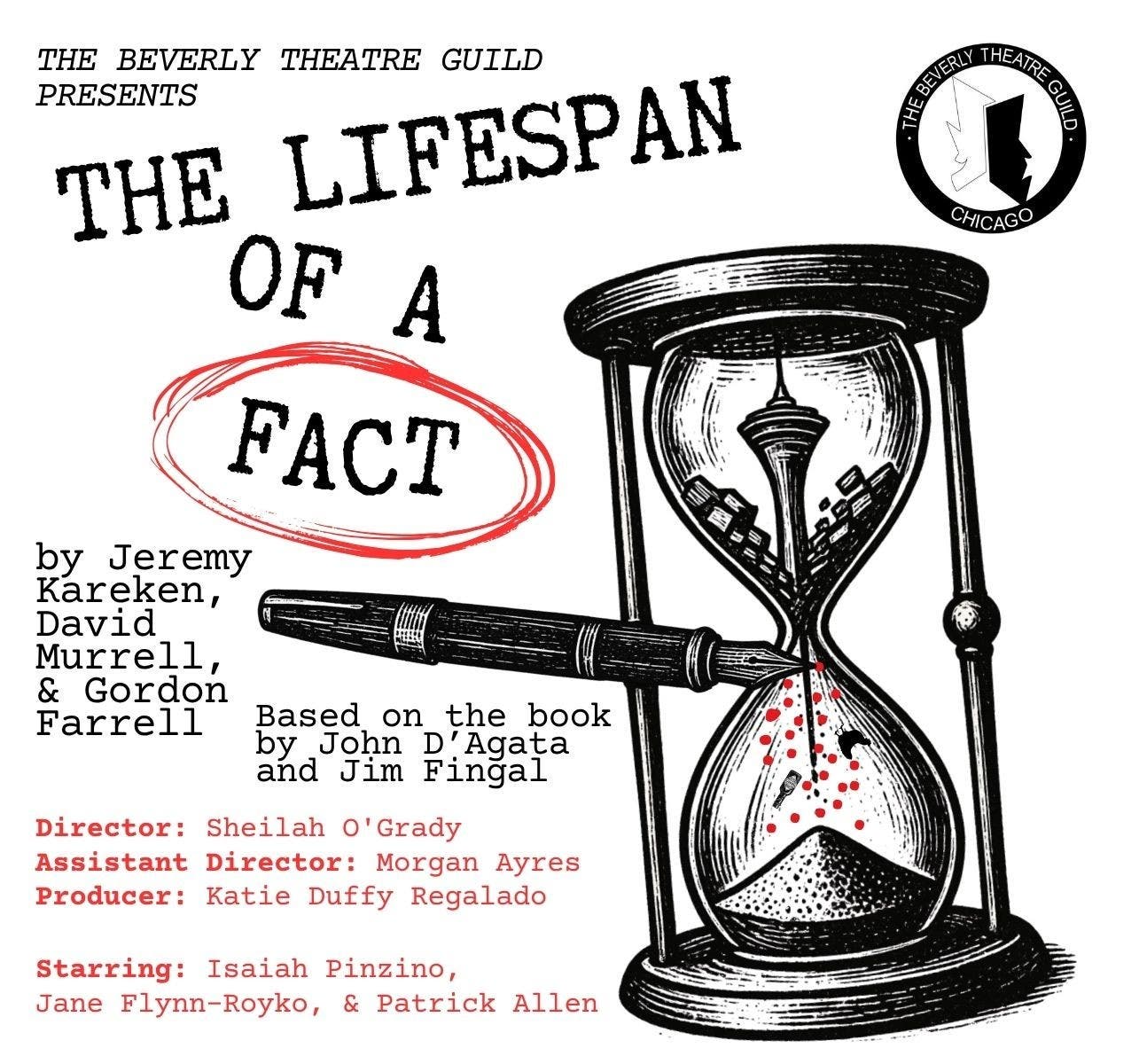 Beverly Theatre Guild presents "The Lifespan of a Fact"