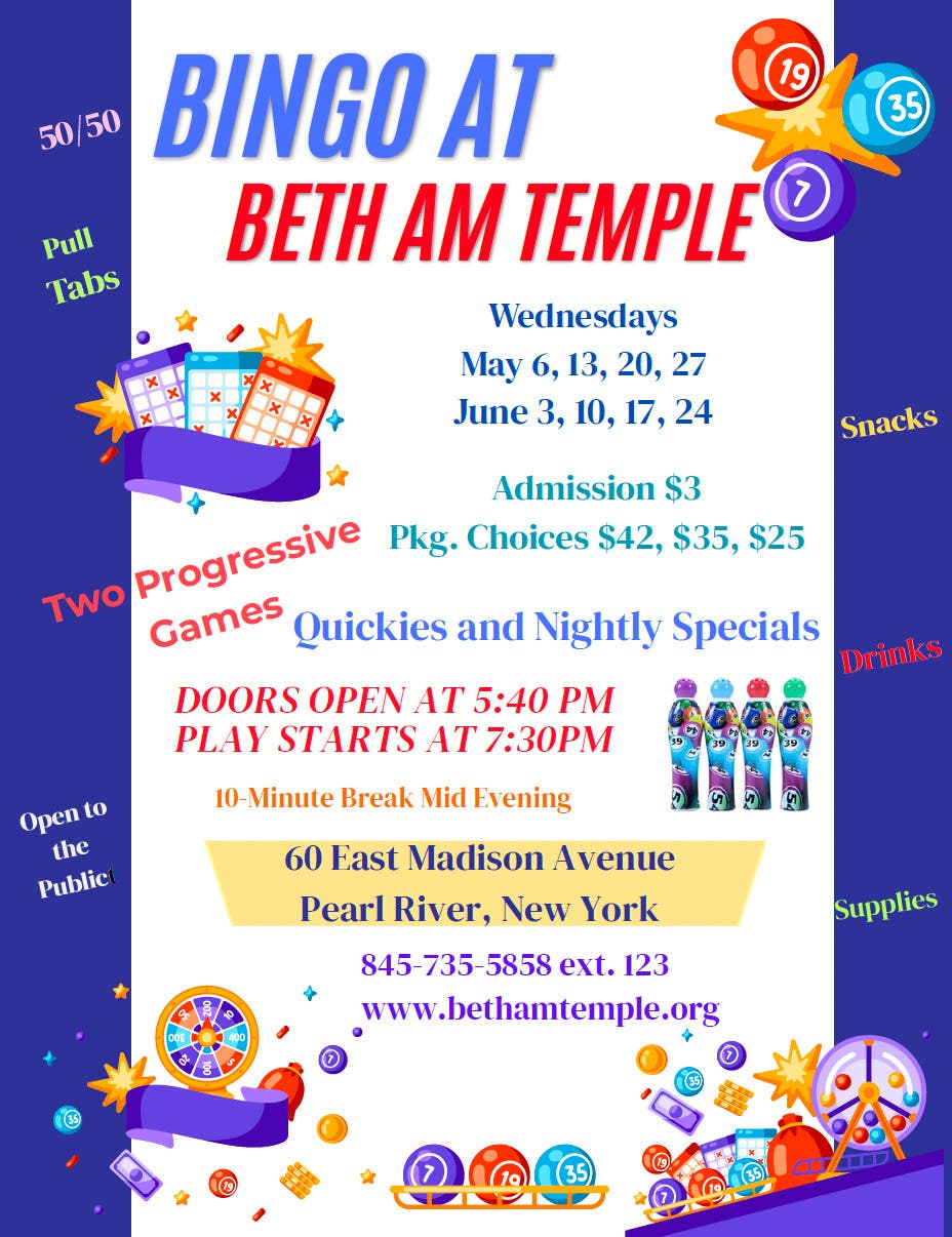 Attention Bingo Fans: Play Wednesday Games In Pearl River