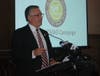 Darryl Morin, President and CEO of Forward Latino, speaks at the HEMAD campaign launch. Morin noted that minorities and economically disadvantaged people are at higher risk of becoming victims of human traffickers. 