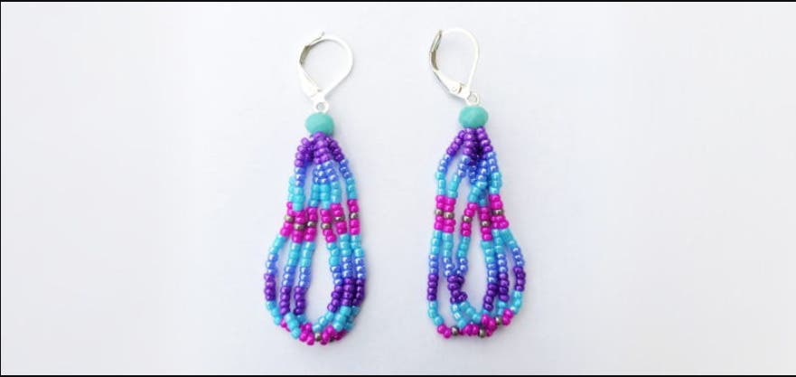 Loop Earrings: Intro to Beading