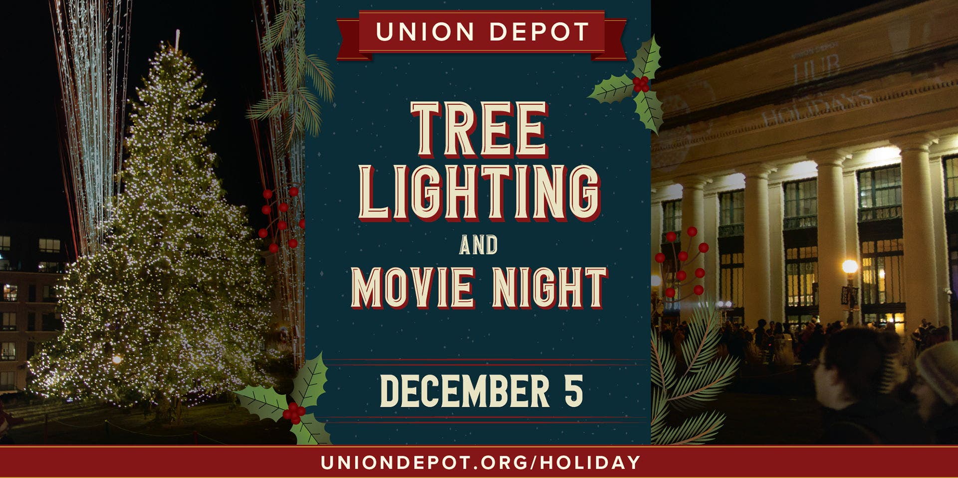 Holiday Tree Lighting & Movie Night