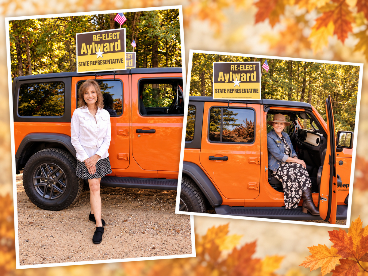 Diane Blasotto and Deborah Aylward line up for Danbury Grange Fair Parade