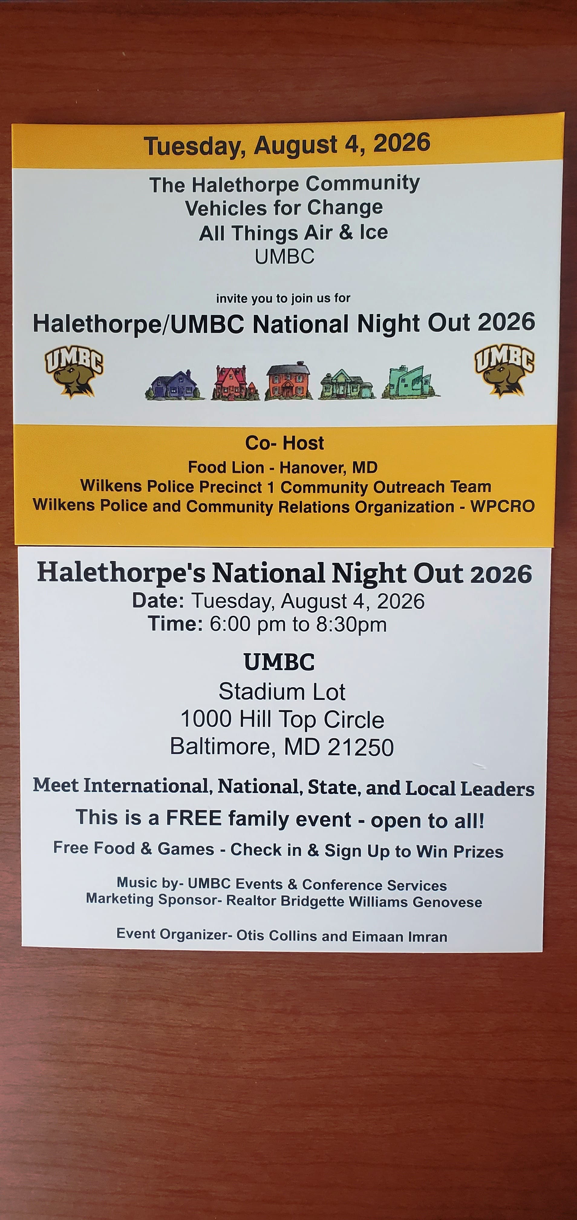 Halethorpe's National Night Out
