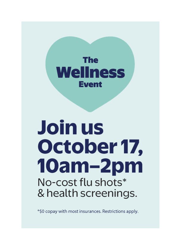 Walmart Wellness Event – Oct. 17