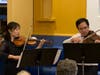 Violinist Michelle Park and violist Philip Chuang performed at the Ridgewood Symphony Orchestra's annual spring fundraiser on Sunday. 