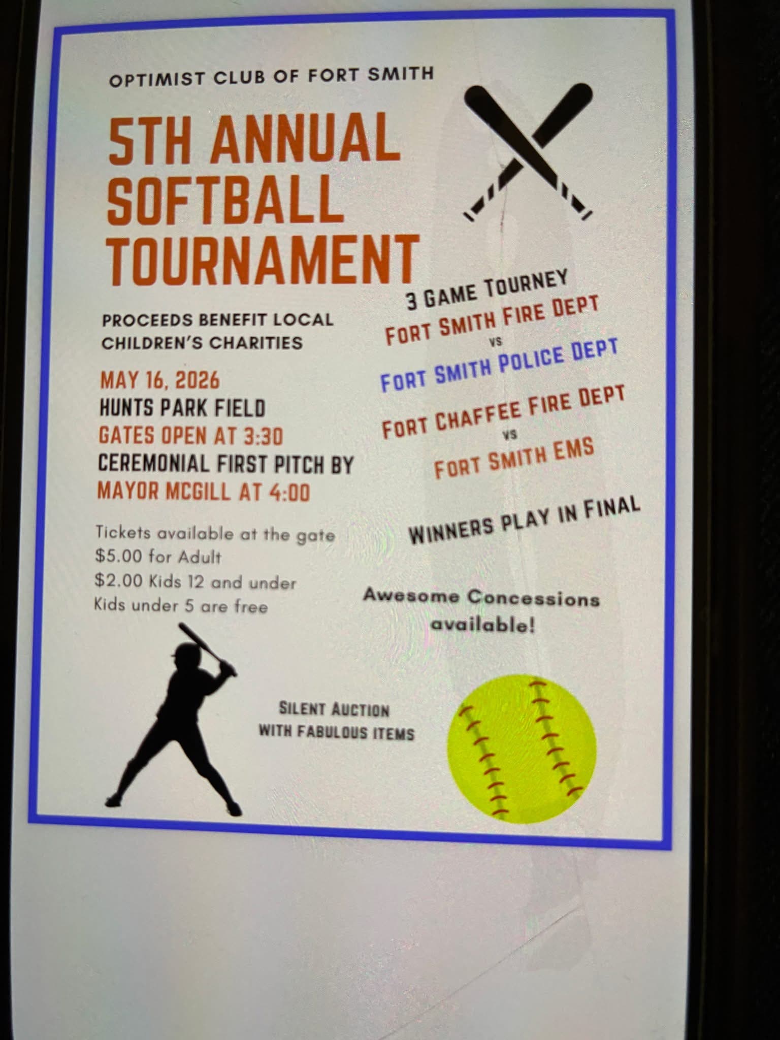 5th Annual Softball Tournament