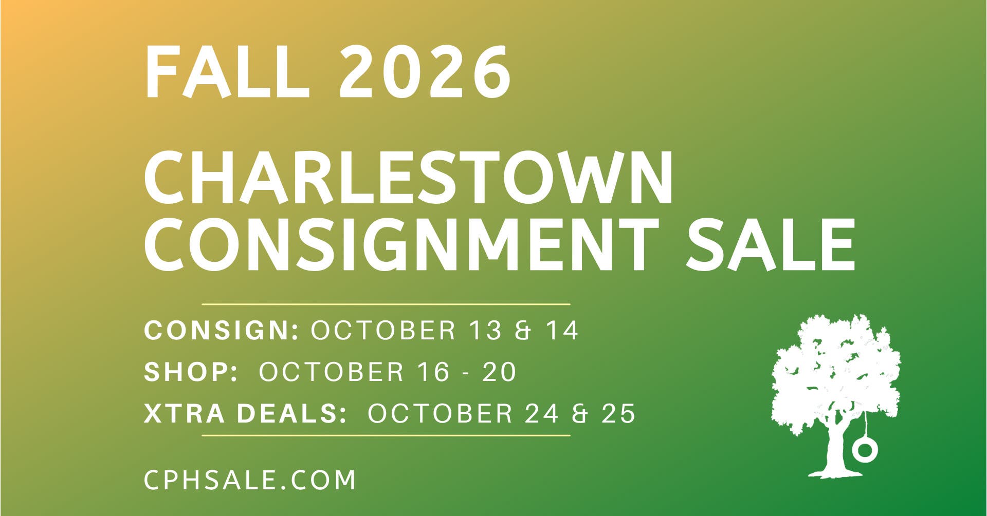 The Charlestown Fall Sale - over 300 Consignors!
