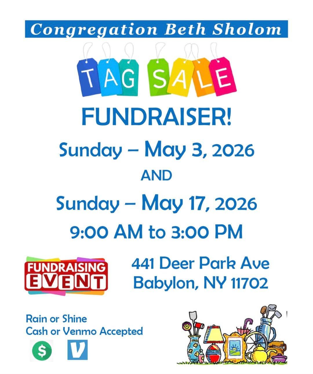 Tag Sale Fundraiser