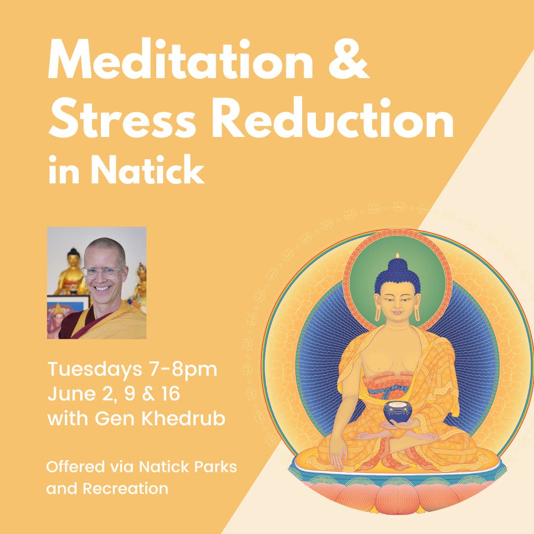 Meditation @ Stress Reduction in Natick - June 2, 9 & 16