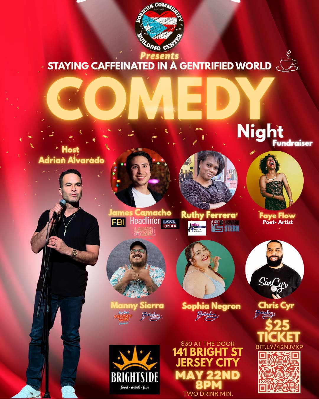 🇵🇷Stay Caffeinated Comedy Show Fundraiser