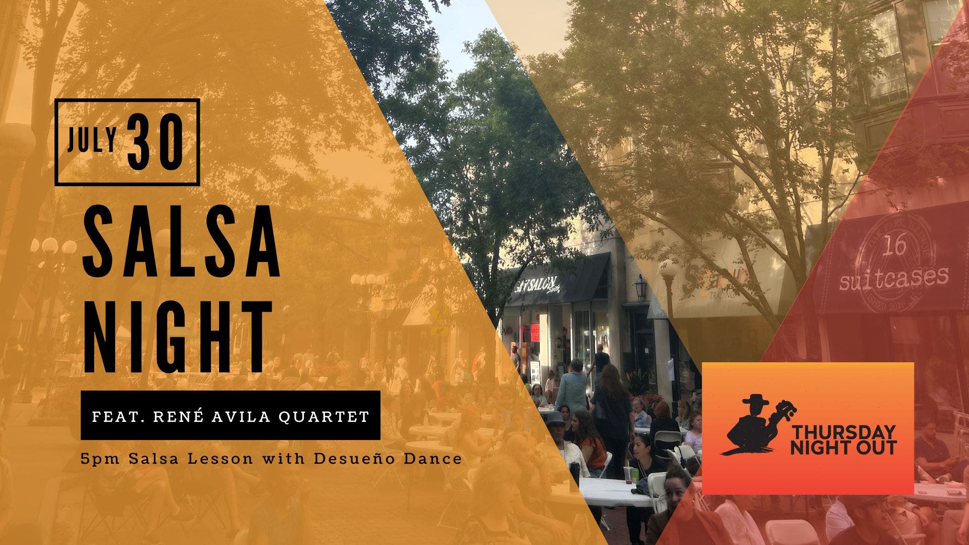 Salsa Night at Thursday Night Out with a free Salsa Lesson