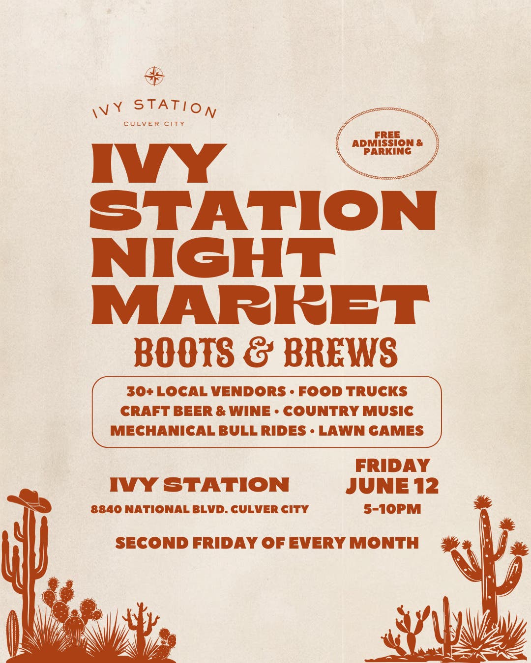 Ivy Station Night Market: Boots & Brews