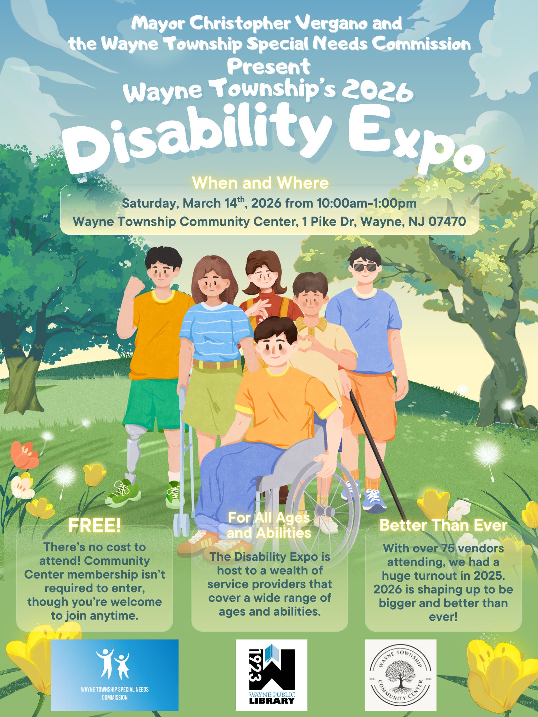 Mar 14 | 2nd Annual Wayne Township Disability Expo | Wayne, NJ Patch