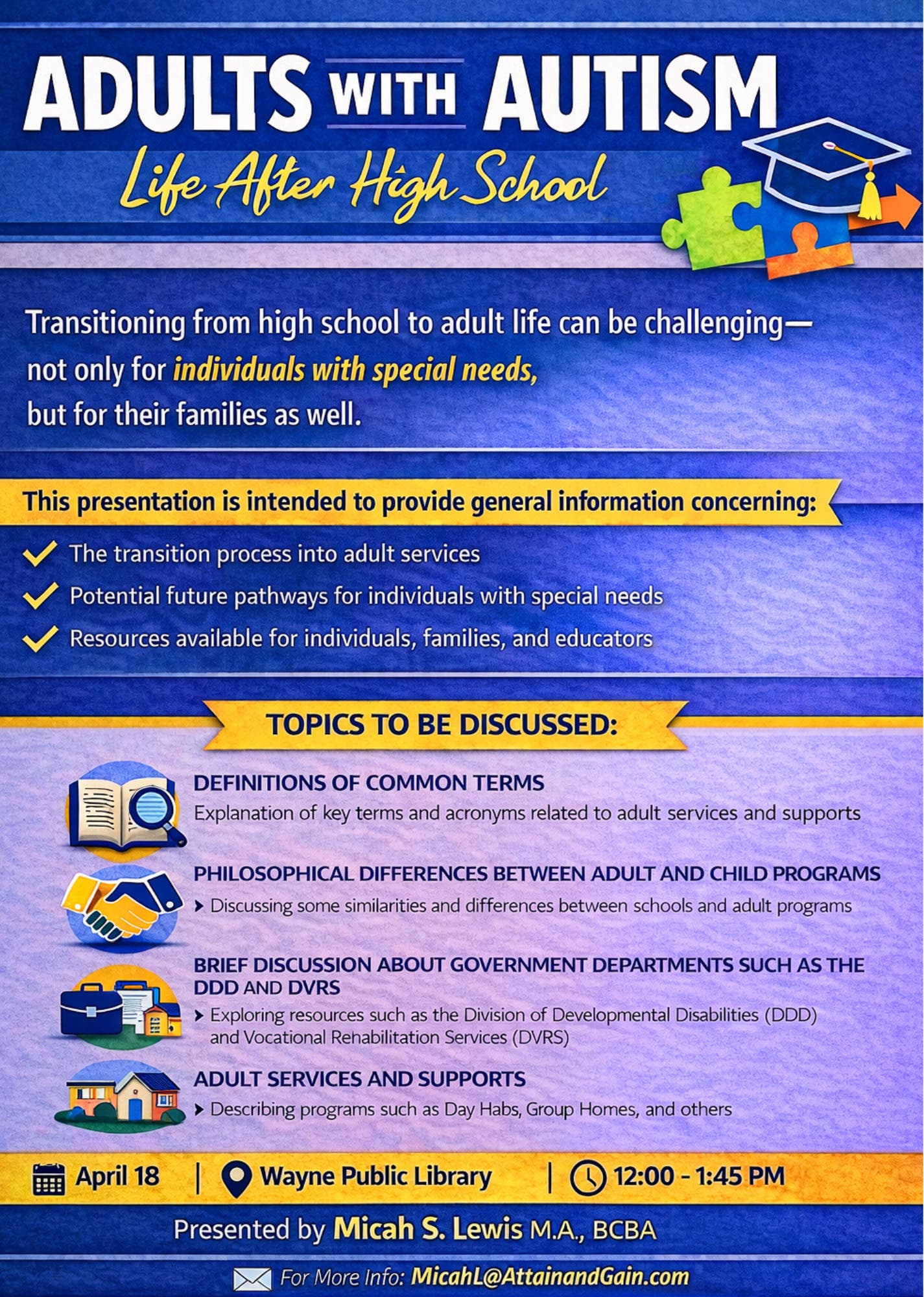 Adults with Autism: Life After High School