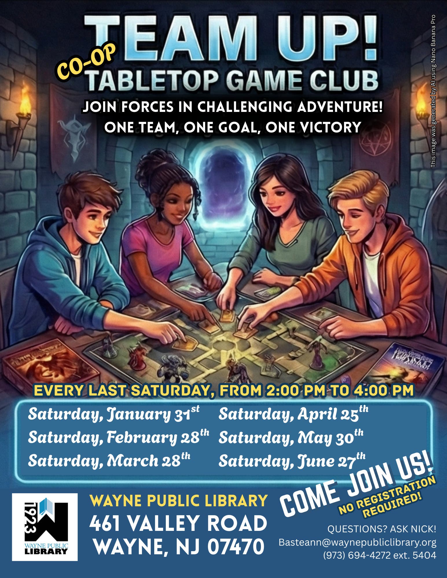 Team Up! Co-op Tabletop Game Club